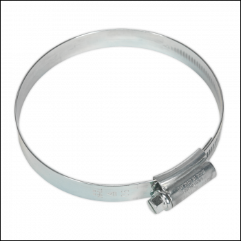 Sealey HCJ4 HI-GRIP® Zinc Plated Hose Clip 70-90mm - Pack of 10