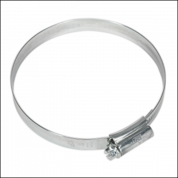 Sealey HCJ4X HI-GRIP® Zinc Plated Hose Clip 80-100mm - Pack of 10