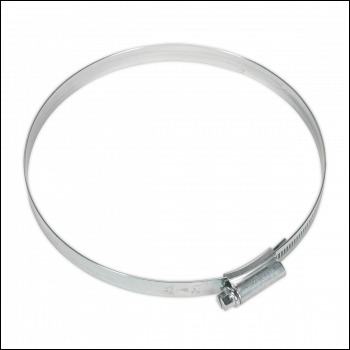 Sealey HCJ6 HI-GRIP® Zinc Plated Hose Clip 110-140mm - Pack of 10