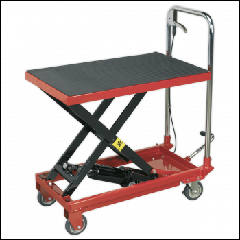 Sealey HPT150 Hydraulic Scissor Lift Platform Table 150kg Capacity