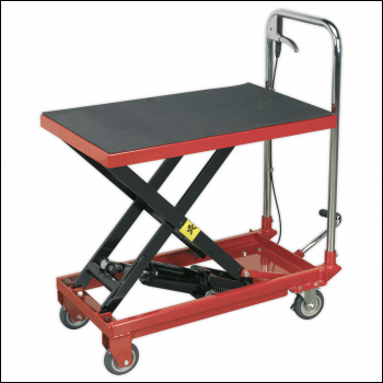 Sealey HPT150 Hydraulic Scissor Lift Platform Table 150kg