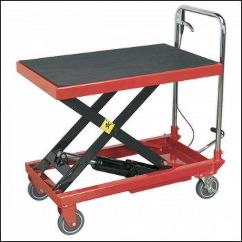 Sealey HPT300 Hydraulic Scissor Lift Platform Table 300kg Capacity