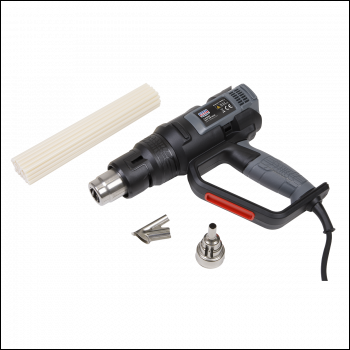 Sealey HS102K Premier Plastic Welding Kit including HS102 Heat Gun