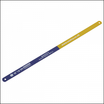 Sealey HSB0218 HSS Bi-Metal Hacksaw Blade 18tpi 300mm - Pack of 2