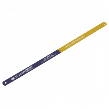 Sealey HSB0224 HSS Bi-Metal Hacksaw Blade 24tpi 300mm - Pack of 2