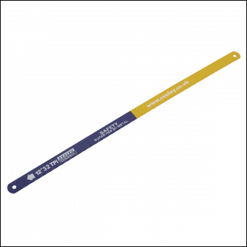 Sealey HSB0232 HSS Bi-Metal Hacksaw Blade 32tpi 300mm - Pack of 2