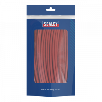Sealey HST200R Heat Shrink Tubing 200mm 100pc - Red