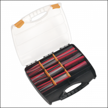 Sealey HSTAL261MC Adhesive Lined Heat Shrink Tubing Assortment 100 & 150mm 261pc - Mixed Colours