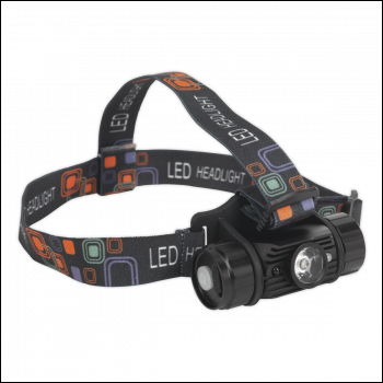 Sealey HT108LED Rechargeable Head Torch with Auto-Sensor 5W SMD LED