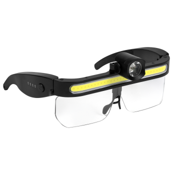 Sealey HT112R Rechargeable LED Head Torch Removable PC Lens 9W COB & 5W LED