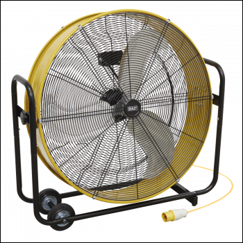 Sealey HVD30110V Industrial High Velocity Drum Fan 30 inch  110V
