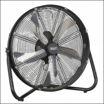 Sealey HVF20 Industrial High Velocity Floor Fan 20 inch  230V