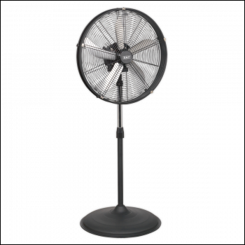 Sealey HVF20PO Industrial High Velocity Oscillating Pedestal Fan 20 inch  230V