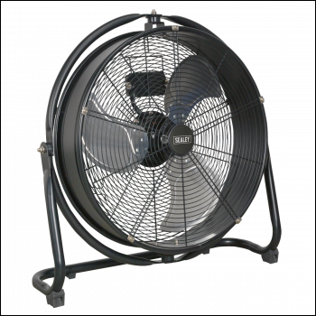Sealey HVF20S Industrial High Velocity Orbital Drum Fan 20 inch  230V