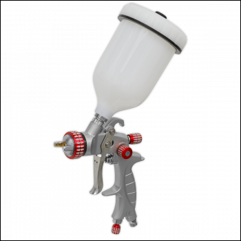 Sealey HVLP01 Premier Professional HVLP Gravity Feed Spray Gun 1.3mm Set-Up