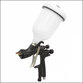Sealey HVLP05 Premier Professional HVLP Gravity Feed Spray Gun 1.3mm Set-Up