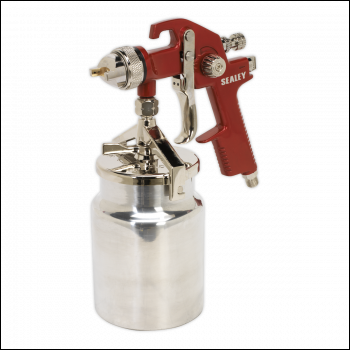 Sealey HVLP740 Workshop Series HVLP Suction Feed Spray Gun 1.7mm Set-Up