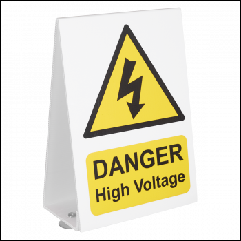 Sealey HVS1 High Voltage Vehicle Warning Sign