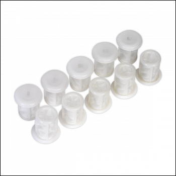 Sealey ILF/PF10 Suction Feed Paint Filter - Pack of 10