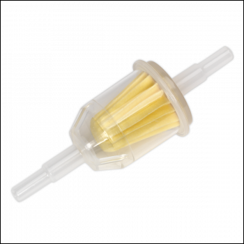 Sealey ILFM10 In-Line Fuel Filter, Medium - Pack of 10