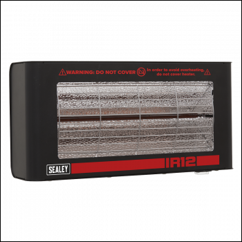 Sealey IR12 Wall Mounting Infrared Quartz Heater 1.2W/230V