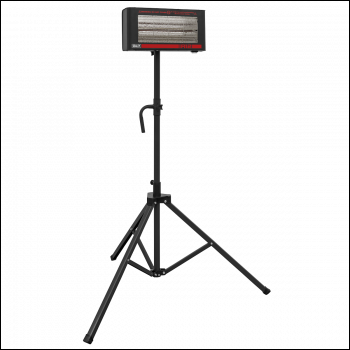 Sealey IR12CT Infrared Quartz Heater with Tripod Stand 230V 1.2kW
