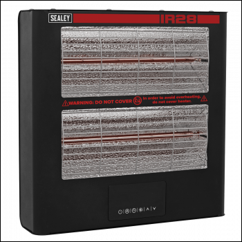 Sealey IR28 Wall Mounting Infrared Quartz Heater 2.8kW/230V
