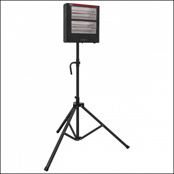 Sealey IR28CT Infrared Quartz Heater with Tripod Stand 230V 1.4/2.8kW