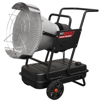 Sealey IR37 Space Warmer® Infrared Kerosene/Diesel Heater with Wheels 136,500Btu/hr