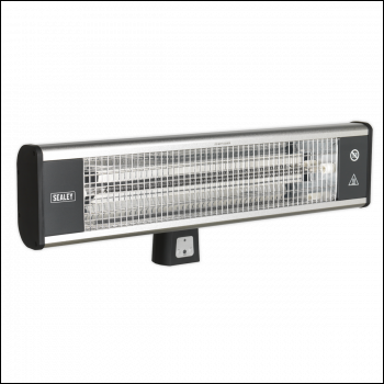 Sealey IWMH1809R High Efficiency Carbon Fibre Wall Mounting Infrared Heater 1800W/230V