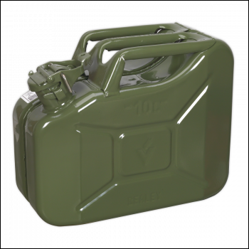 Sealey JC10G Jerry Can 10L - Green