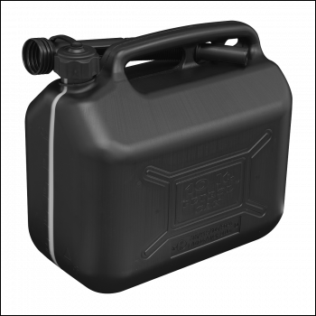Sealey JC10PB Fuel Can 10L - Black