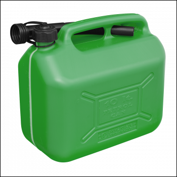 Sealey JC10PG Fuel Can 10L - Green