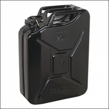 Sealey JC20B Jerry Can 20L - Black