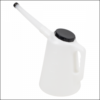 Sealey JDL3 Oil Container with Black Lid & Flexible Spout 3L