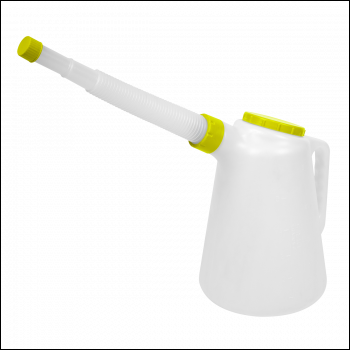 Sealey JDL5L Oil Container with Flexible Spout 5L - Lime Lid