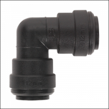 Sealey JGCE12 John Guest® Speedfit® Elbow Coupling 12mm - Pack of 5