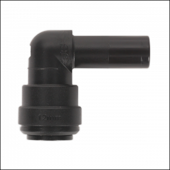 Sealey JGCET12 John Guest® Speedfit® Stem Elbow Coupling 12mm - Pack of 5