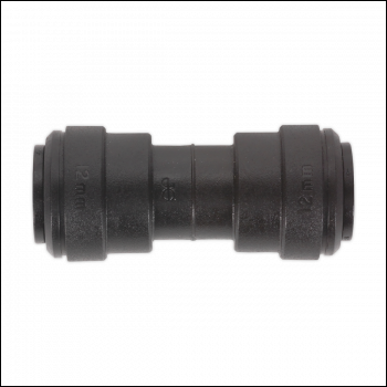 Sealey JGCS12 John Guest® Speedfit® Straight Coupling 12mm - Pack of 5