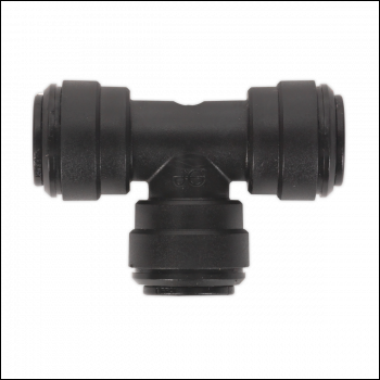 Sealey JGCT10 John Guest® Speedfit® Equal Tee Coupling 10mm - Pack of 5