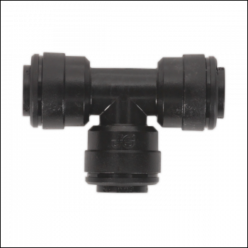 Sealey JGCT6 John Guest® Speedfit® Equal Tee Coupling 6mm - Pack of 5