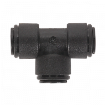 Sealey JGCT8 John Guest® Speedfit® Equal Tee Coupling 8mm - Pack of 5
