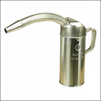 Sealey JM1F Metal Measuring Jug with Flexible Spout 1L