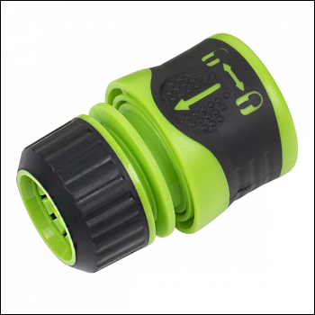 Sealey JS3050 Soft-Touch Hose Connector with Lock 1/2 inch -5/8 inch 