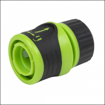 Sealey JS3051 Soft-Touch Hose Connector With Water Stop & Lock 1/2 inch -5/8 inch 