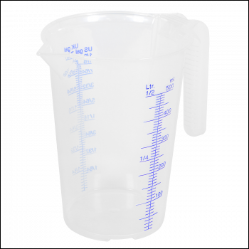 Sealey JT0500 Translucent Measuring Jug 0.5L