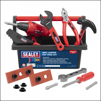Sealey JTK1 Junior Toy Tool Set 19pc