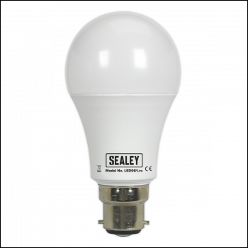 Sealey LED061 Bulb 9W/230V SMD LED 6500K B22 Bayonet Cap - White Light