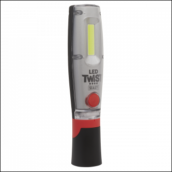 Sealey LED1001 LED Twist Rechargeable Inspection Light 8W COB & 1W SMD