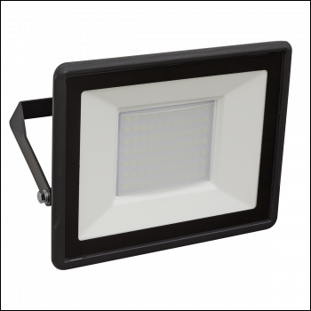 Sealey LED113 Extra-Slim Floodlight with Wall Bracket 50W SMD LED 230V